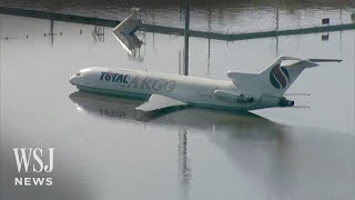 Watch: Airport Submerged by Flood Waters in Southern Brazil | WSJ News by WSJ News 11,478 views 8 days ago 1 minute, 15 seconds