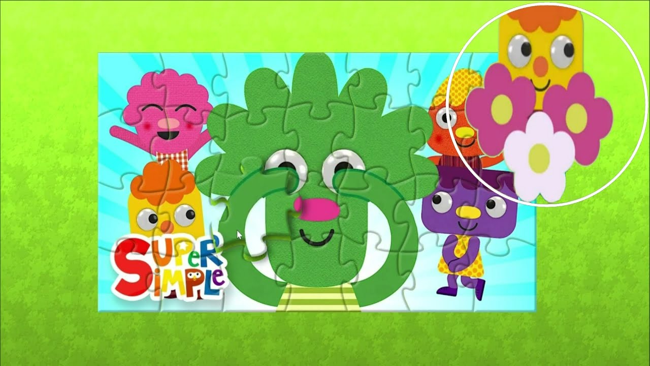 Funny Jigsaw Hide And Seek featuring Noodle & Pals Super Simple Songs ...