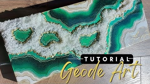 Geode Resin Art Tutorial 💫 Resin Art For Beginners ❤️ Crystal Art Step By Step 🤍 Resin Tutorial