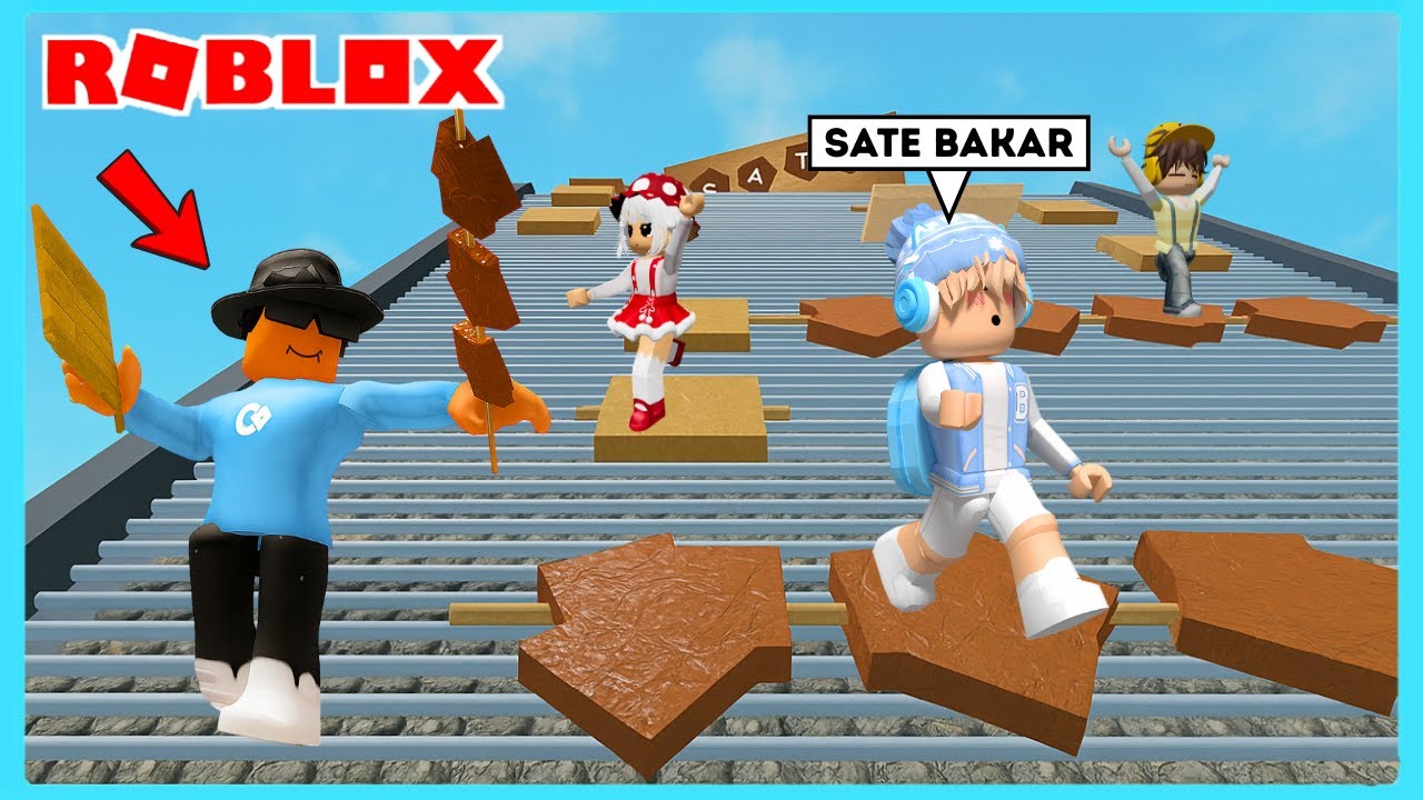 Bang Boy Cio Dan Cia Hampir Jadi Sate Beneran Di Game Roblox Sate Tower