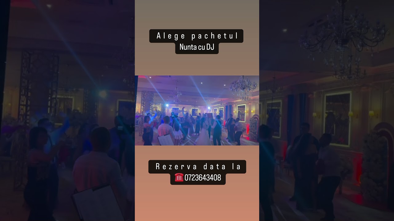 Nunta cu DJ ☎️0723643408 