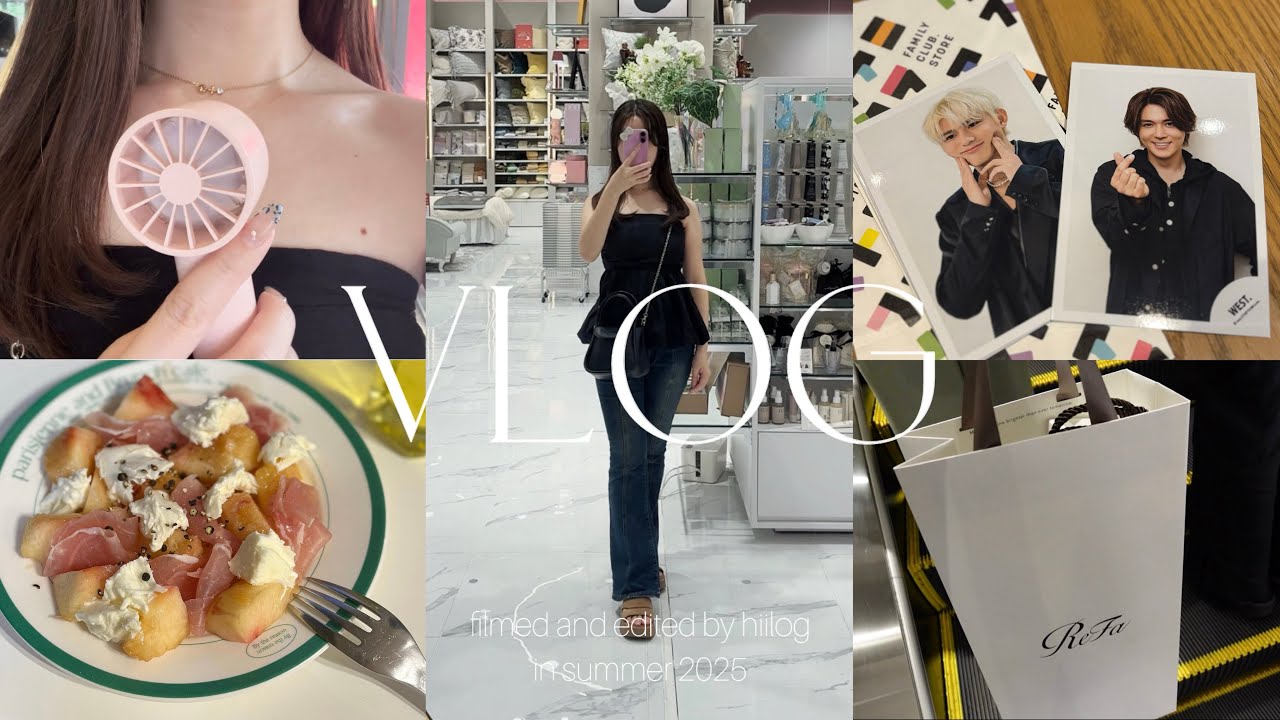 vlog | 社会人オタクOLの日常🐾ファミクラストア,ショッピング,ZARA,フェイラー,Refa