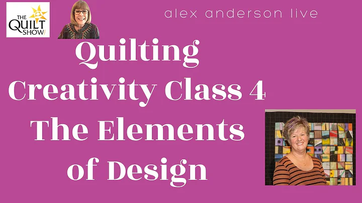 Alex Anderson LIVE - Quilting Creativity Class 4 -...