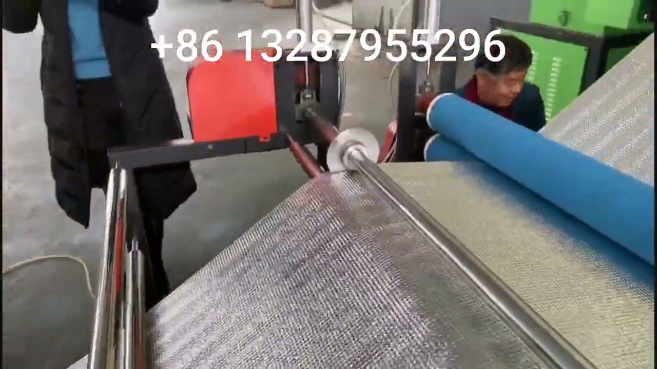 extruding laminating machine for heat insulation material