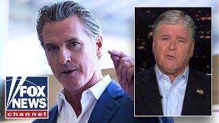 Hannity UNLOADS on Gavin Newsom