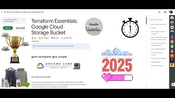 [NEW2025] Terraform Essentials: Google Cloud Storage Bucket || #qwiklabs || Lab Solution