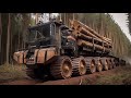 Amazing Fastest Skill Tree Felling with Chainsaw Biggest Logging