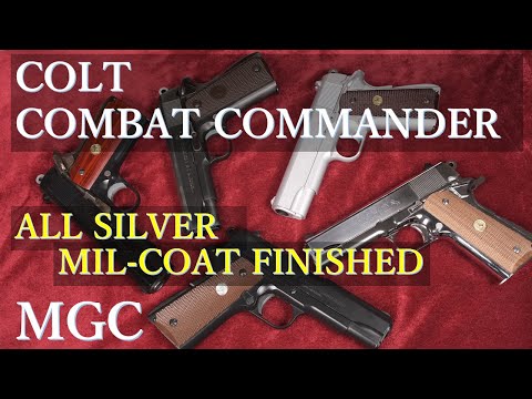 絶版モデルガン MGC コマンダー シルバー & 各種コマンダー - YouTube