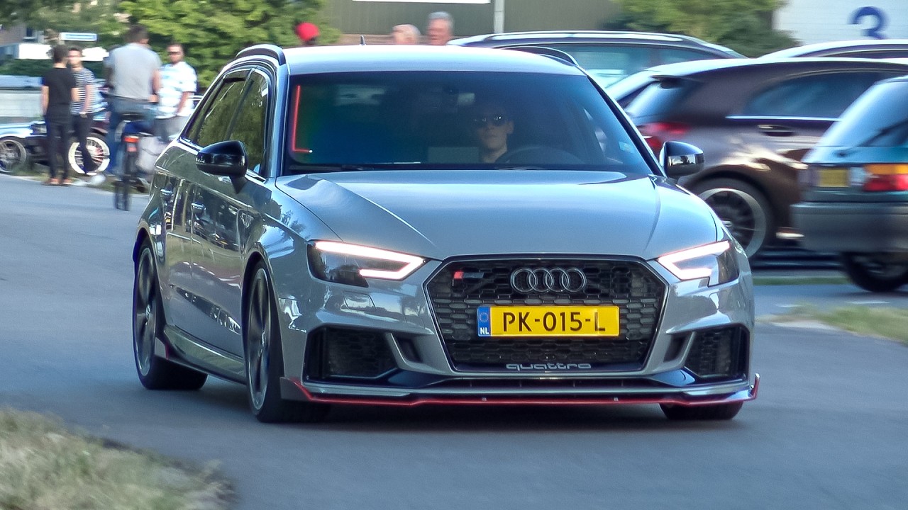 Cars Leaving a Car Meet!