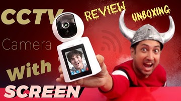 Smart AI Video Calling CCTV Camera with Screen | Best indoor WiFi security Camera 2025 in India