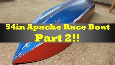 54in Rc Apache Race Boat Build Part 2