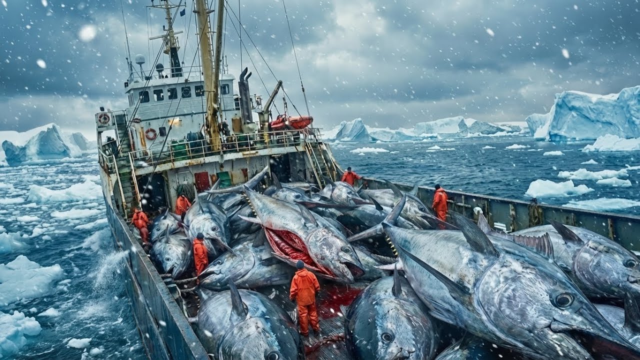 Bering Sea Giants: 72 HOURS to Catch Atlantic Bluefin Tuna Weighing 2000kg–5000kg (Documentary)