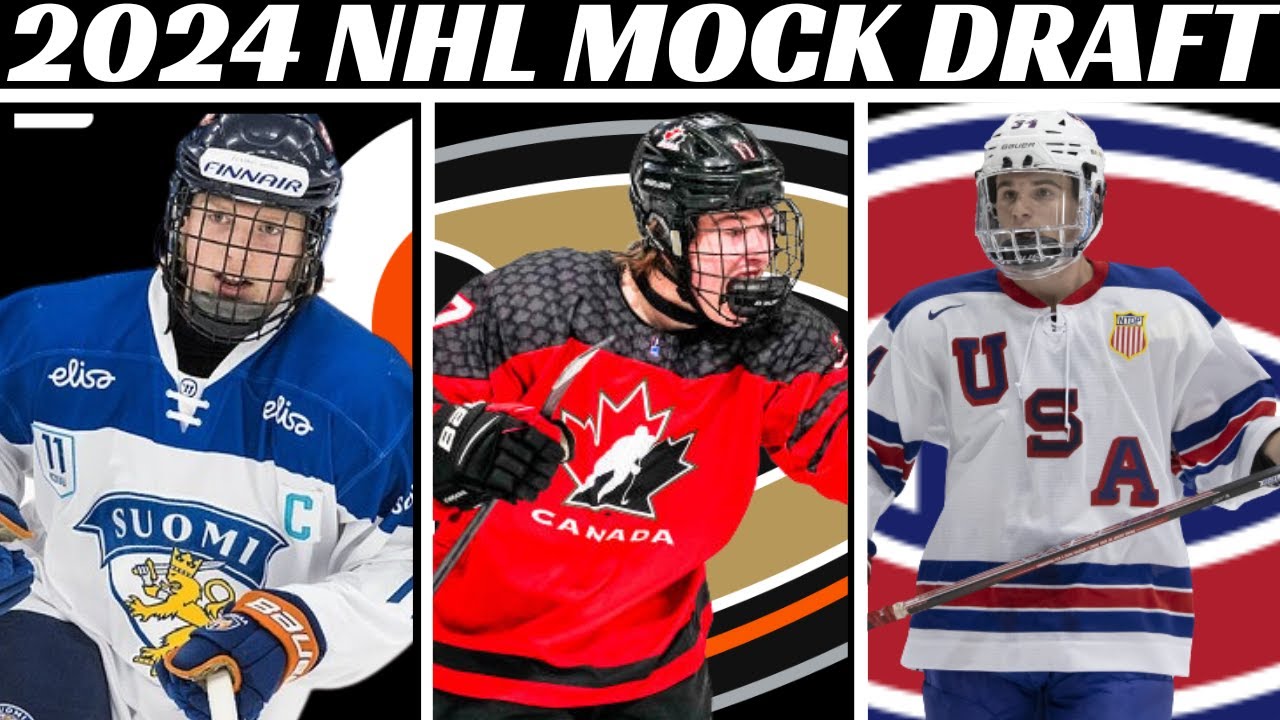 2024 NHL Mock Draft (Early Top 10 NHL Prospect Ranking) YouTube