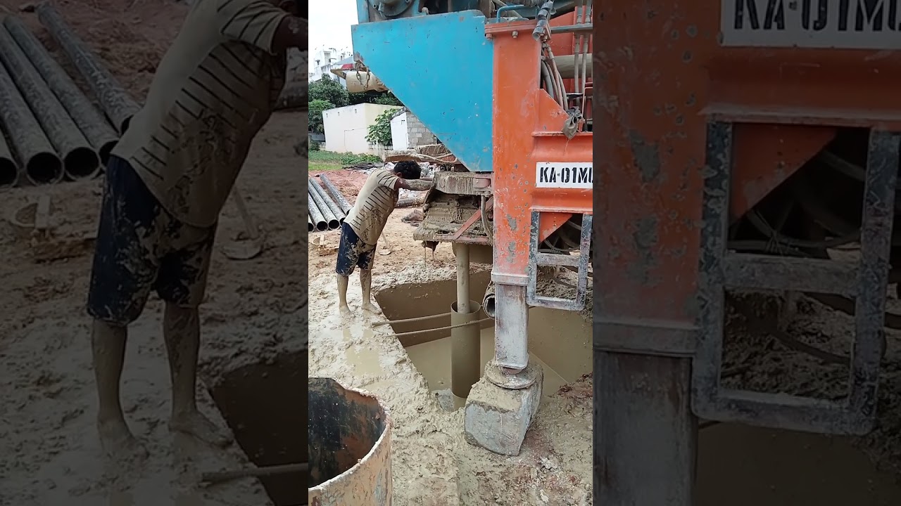 bore well machine drilling 😋😋☺️ YouTube