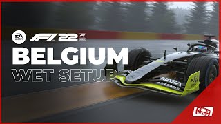 F1 22 Belgium Wet Setup - Wet Weather Race Setup!