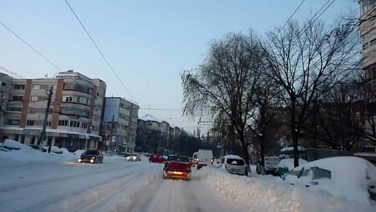 Braila --- Catedrala - bd. Dorobantilor - Garii - 19 decembrie 2009 ~5pm