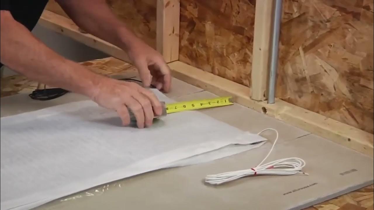 How To Install QuietWarmth Peel & Stick Membrane to the Subfloor YouTube