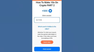 How to make 10x on Crypto part 2 || Today Cats New YouTube video code answer #cats #youtubecode