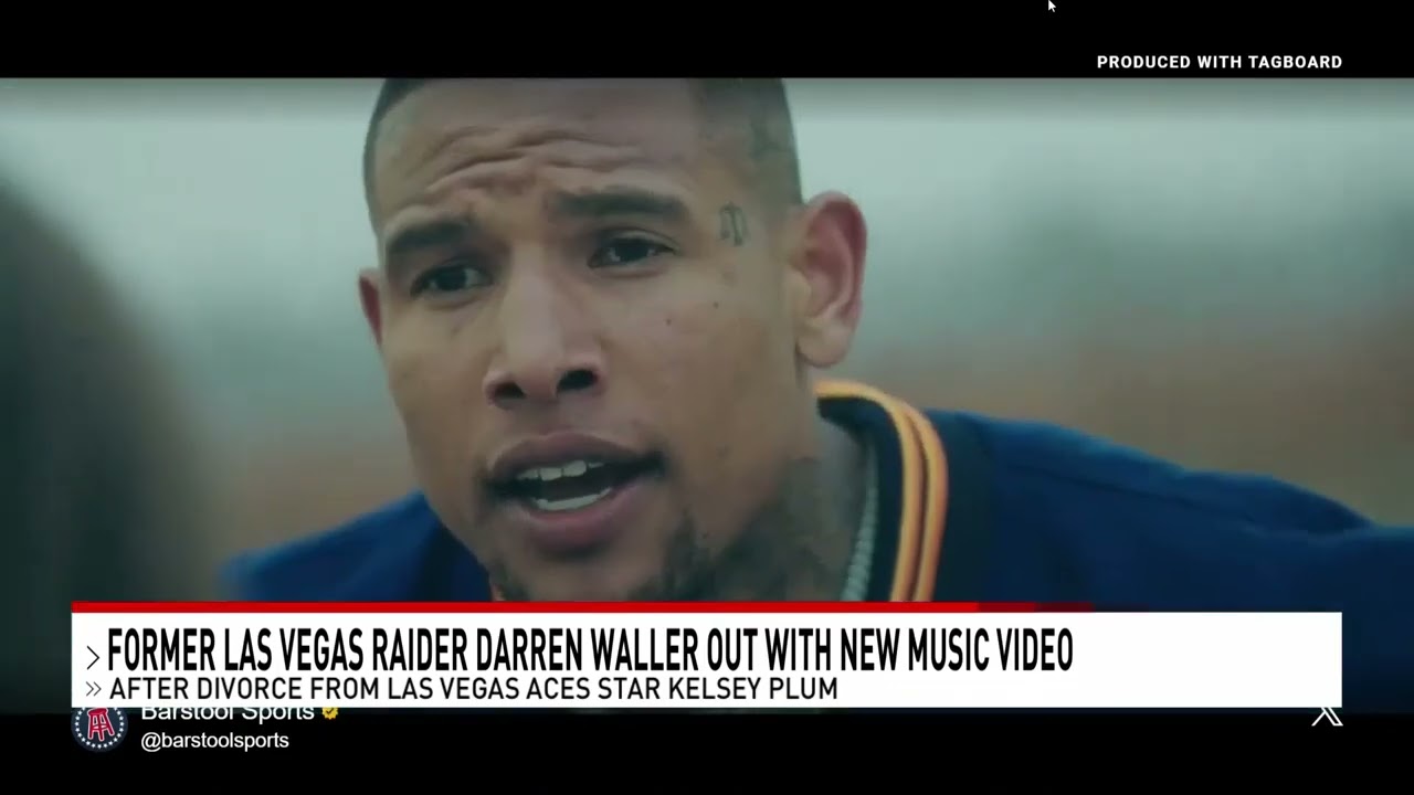 Darren Waller shares bizarre music video referencing split from ...