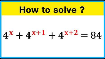 A Nice Exponential Equation | How to solve it for find the value of X