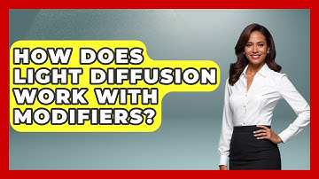 How Does Light Diffusion Work With Modifiers? - Image Review Studio
