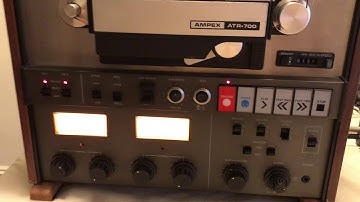Bench Testing Ampex ATR-700  3 ¾ & 7 ½ ips