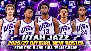 Full UTAH JAZZ NEWEST & UPDATED 2026/27 ROSTER! STARTING 5 GRADES & FULL SQUAD BREAKDOWN Guide