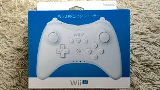【開封】『Wii U PRO コントローラー（shiro;シロ）』を開けてみた Unboxing Wii U Pro Controller - White