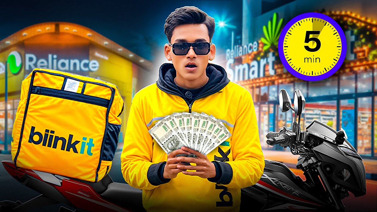 Working 24 Hours as a Blinkit Rider || Detyo bon - YouTube