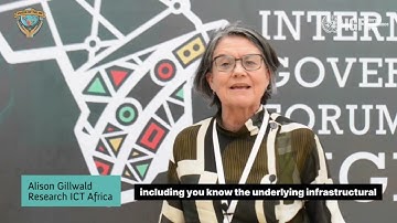 Alison Gillwald - "Voices of the IGF video"