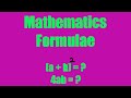 Maths Formulae #mathsformulae #formula #differentformulae