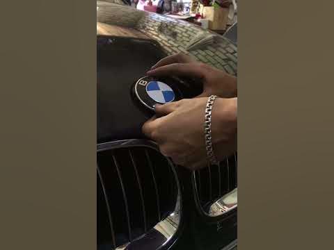 Как снять эмблему с машины Как поменять эмблему на BMW - YouTube