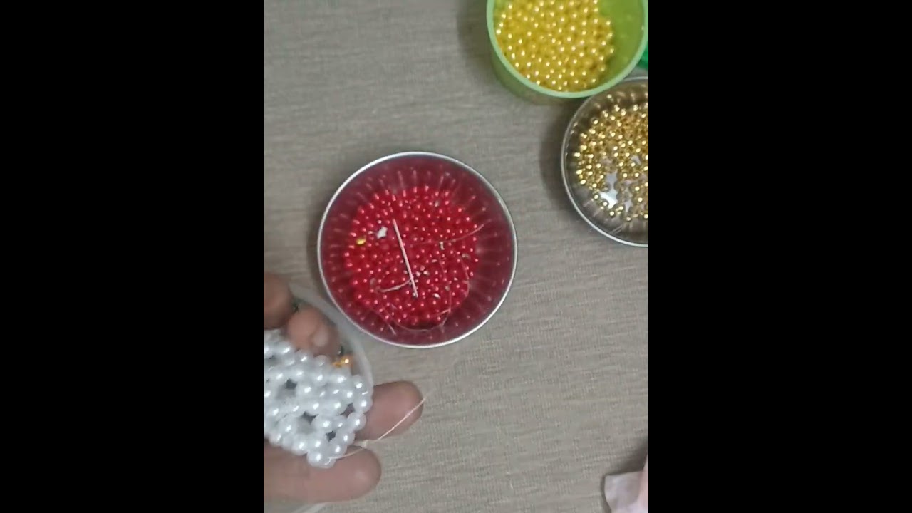 Beaded har making /, मोत्याचे हार