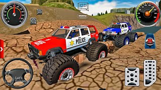 Juegos De Carros Police Monster Truck Impossible Driver Car Extreme Racing For Android Mud Gameplay screenshot 2