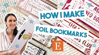 How to Foil Bookmarks Using a Laser Printer & Minc Machine