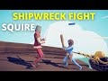 TABS | Shipwreck Fight - Squire Gameplay VS Every Unit