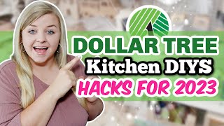 Genius *NEW* Dollar Tree Kitchen DIYS 2023 | DIY Kitchen Decor | Best Temu Finds! Krafts by Katelyn