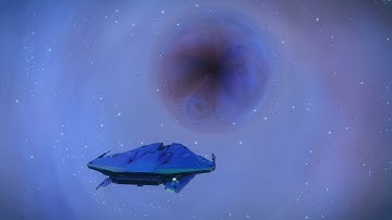 Elite Dangerous: View From Inside a Black Hole Nebula