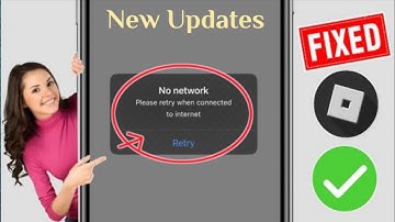 How to fix roblox no network problem | roblox connection error | no network roblox (2024)