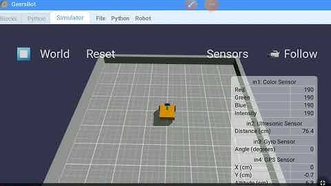 GearsBot : Using the Ultrasonic Sensor