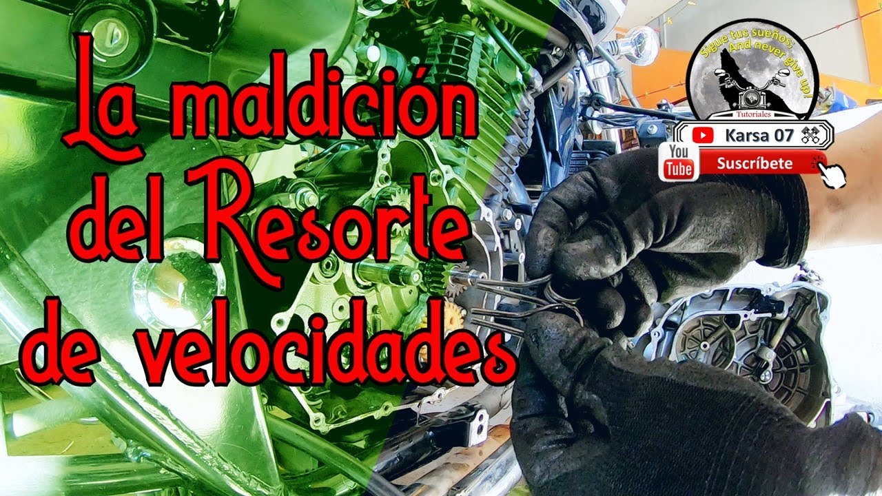 Cambiar el Resorte de Velocidades Avenger 220 Bajaj.