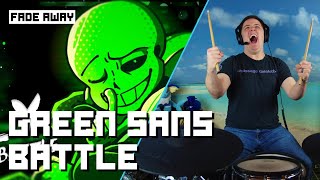 GREEN SANS FIGHT ON DRUMS!