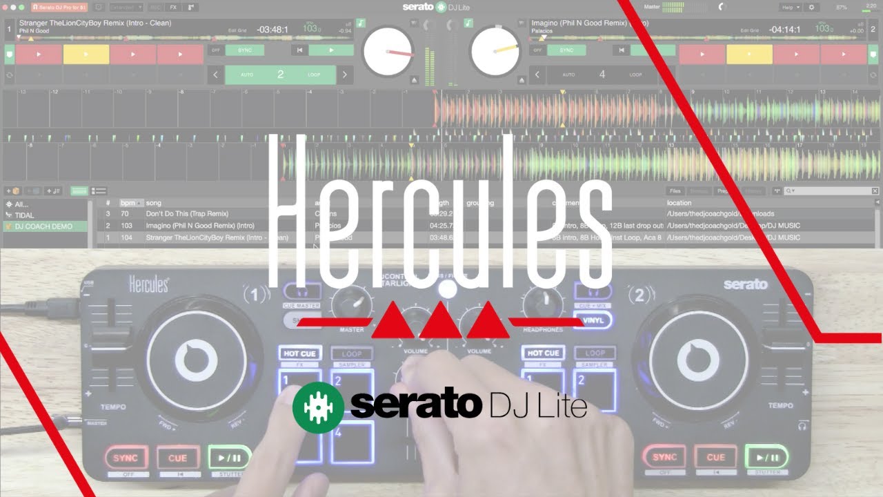 Hercules DJ Control Starlight Ultra-Compact Controller for Serato - Mile  High DJ Supply