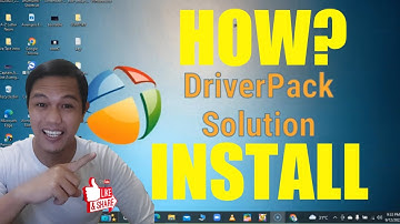 Paano mag install ng driverpack solution how to install driverpack solution