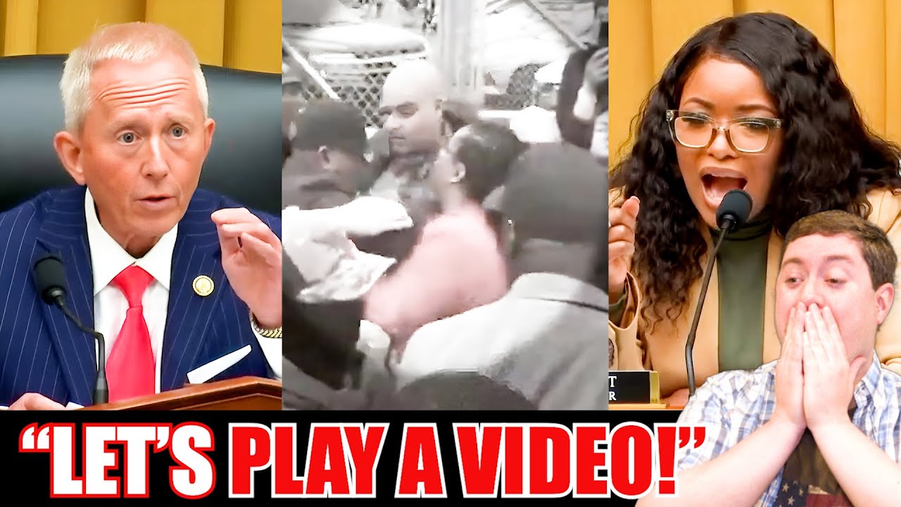 MAGA warrior plays a video that makes every Dem in the room RUIN THEIR SUIT