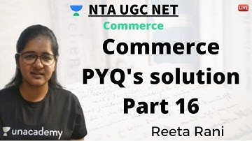 Commerce PYQ