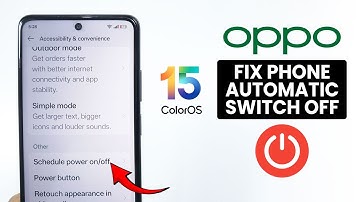 [ColorOS 15] Fix Automatic Switch Off Problem on Oppo Phone - Solve Auto Restart