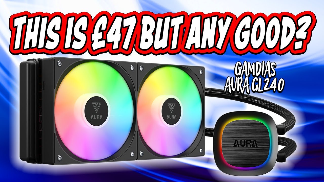 Best Budget Aio? GAMDIAS Aura GL240 V2 Aio CPU Cooler Review - YouTube