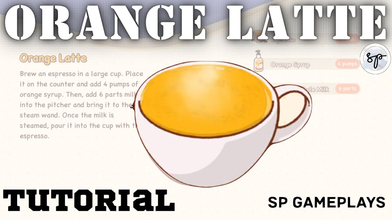 Orange Latte - How To Make? | Coffee Pass Event | Recipe | Good