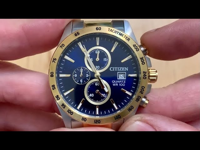 Citizen AN8194-51L Chrono • Zegarek męski - YouTube